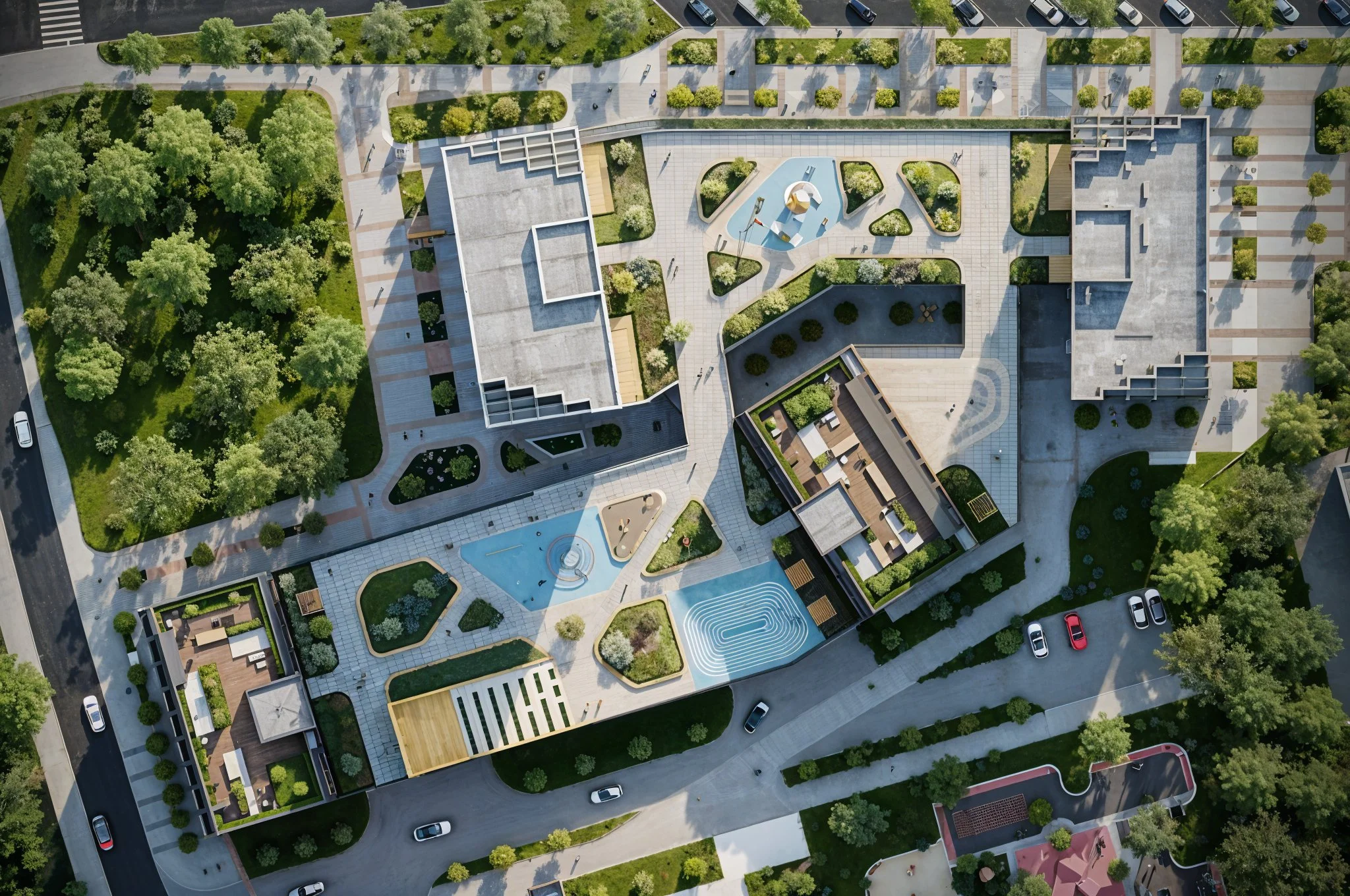 Ландшафтный дизайн двора